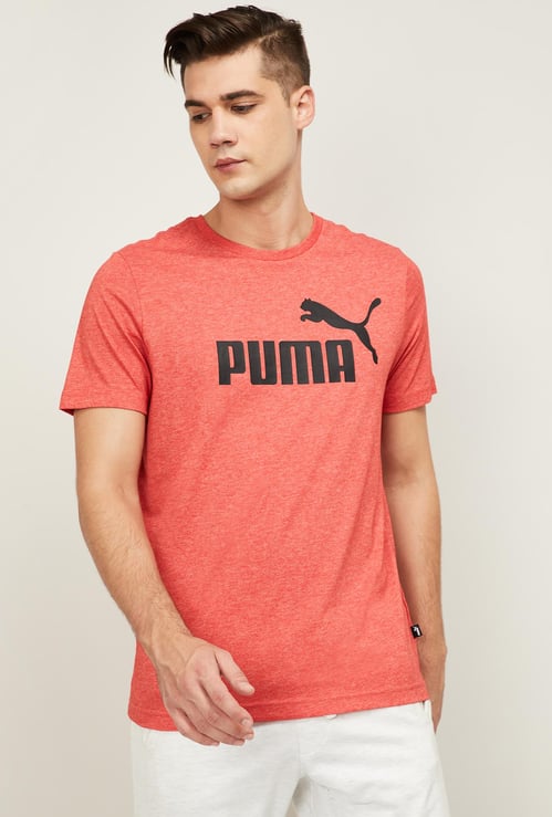 PUMA Men Printed Slim Fit T-shirt