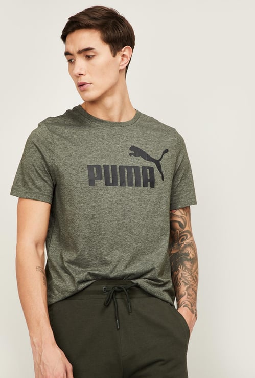 PUMA Men Printed Crew Neck T-shirt