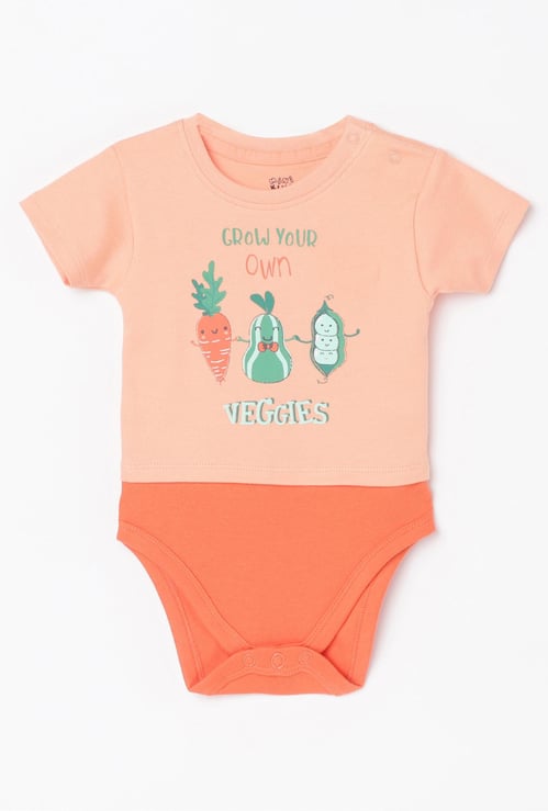 FS MINI KLUB Boys Printed Bodysuit