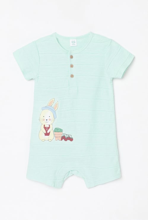 FS MINI KLUB Boys Printed Romper