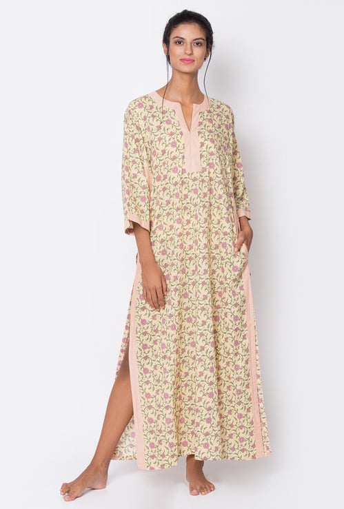 BIBA Women Printed Night Dress