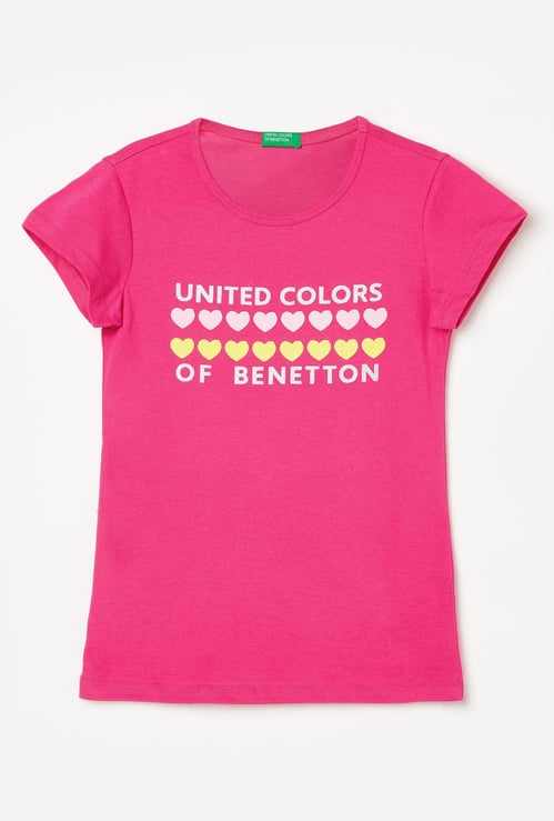 UNITED COLORS OF BENETTON Women Typographic Print T-shirt