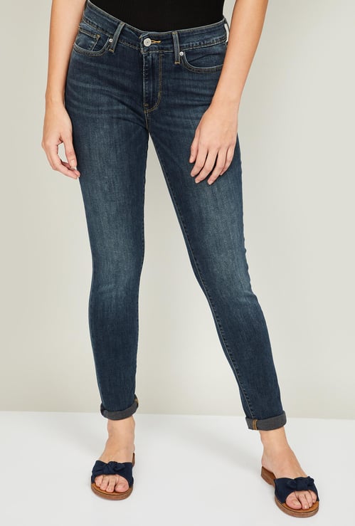 LEVI'S Women Washed Skinny Fit Jeans