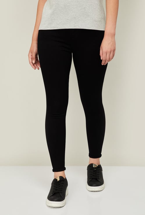 KRAUS Women Solid Skinny Fit Jeans
