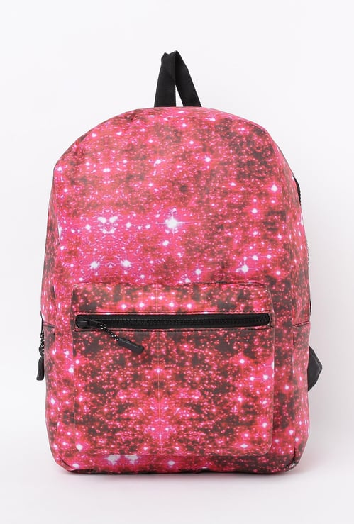 FAME FOREVER YOUNG Girls Printed Zip-Closure Backpack