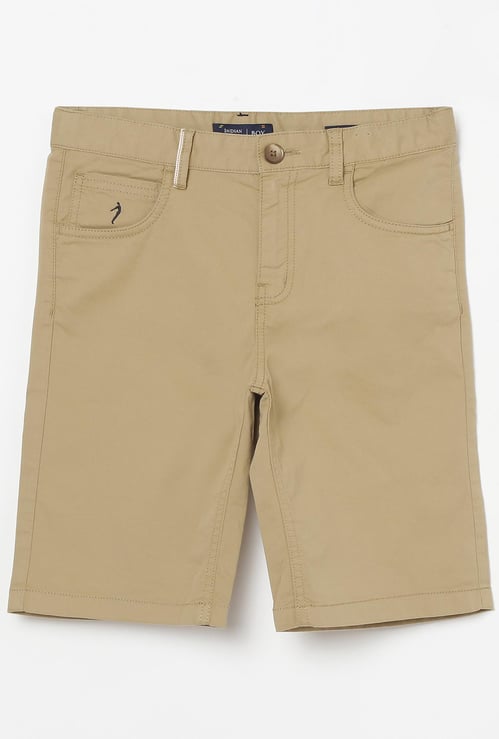 INDIAN TERRAIN Boys Solid Woven Shorts