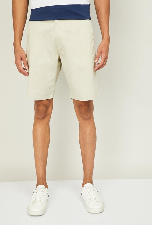 ARROW SPORTS Men Textured Slim Fit Shorts