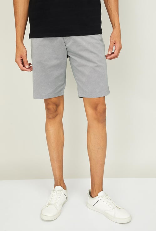 ARROW SPORTS Men Textured Slim Fit Shorts