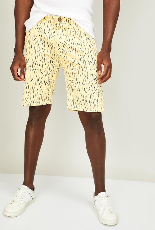 STATUS QUO Men Printed Regular Fit City Shorts