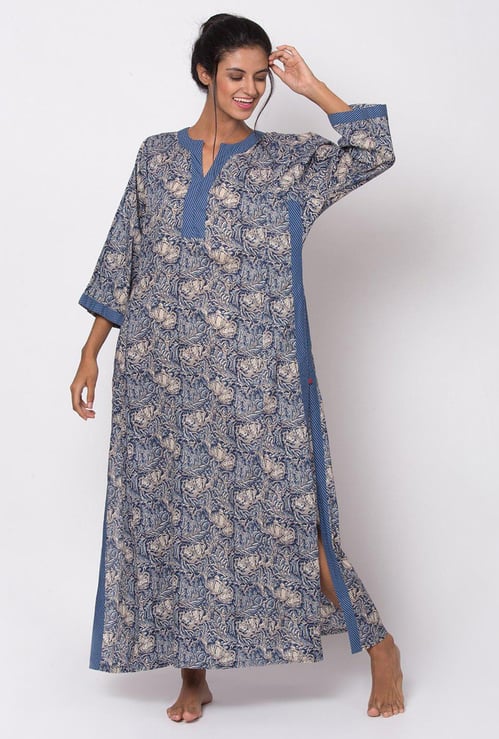 BIBA Women Printed Night Gown
