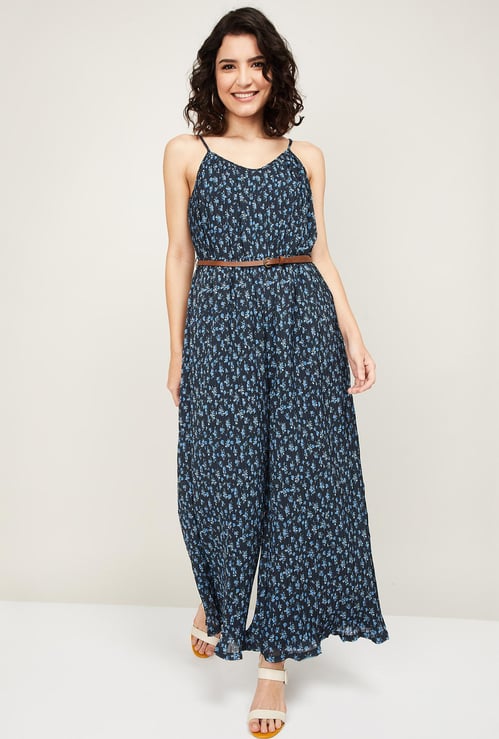 FABALLEY Women Printed Flared Jumpsuit