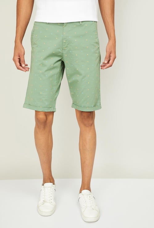 LP SPORT Men Printed Slim Fit Shorts