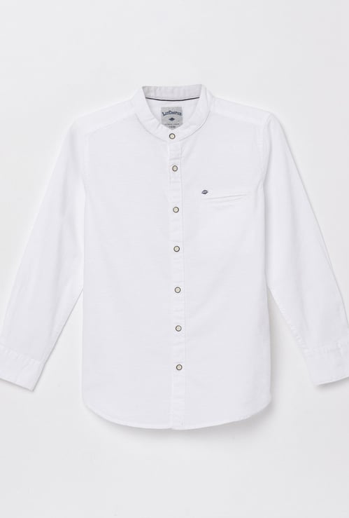 LEE COOPER JUNIORS Boys Solid Regular Fit Shirt