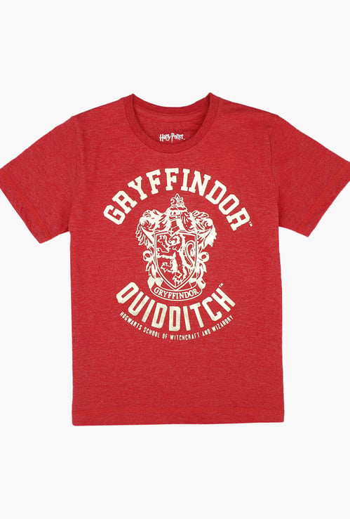 KIDSVILLE Boys Printed Crew Neck T-shirt