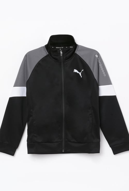 PUMA Boys Printed Full Sleeves Jacket
