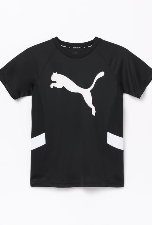 PUMA Boys Printed Crew Neck T-shirt