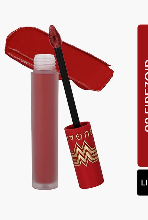SUGAR x Wonder Woman 24-Hr Lip Lacquer - 02 Firezoid