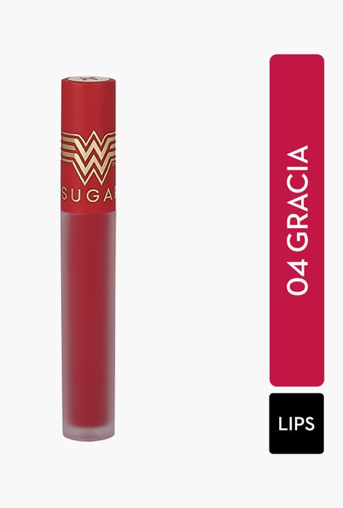 SUGAR x Wonder Woman 24-Hr Lip Lacquer - 04 Gracia