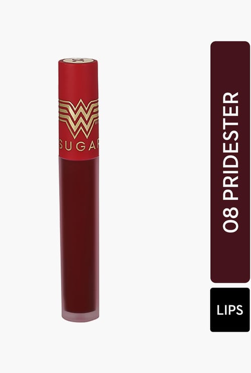 SUGAR x Wonder Woman 24-Hr Lip Lacquer - 08 Pridester