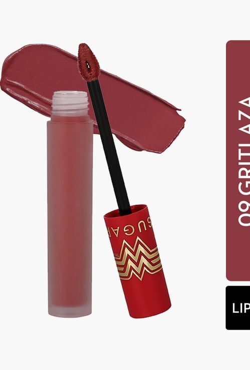 SUGAR x Wonder Woman 24-Hr Lip Lacquer - 09 Gritlaza
