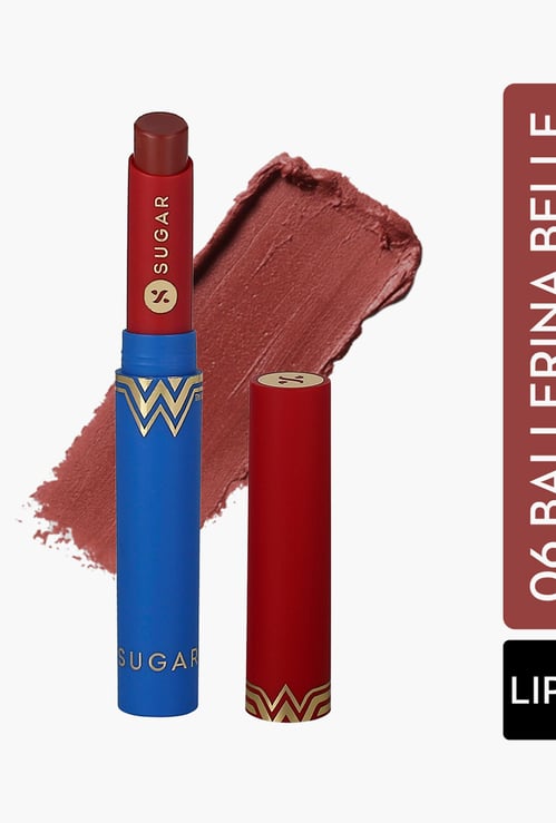 SUGAR x Wonder Woman Creamy Matte Lipstick - 06 Ballerina Belle