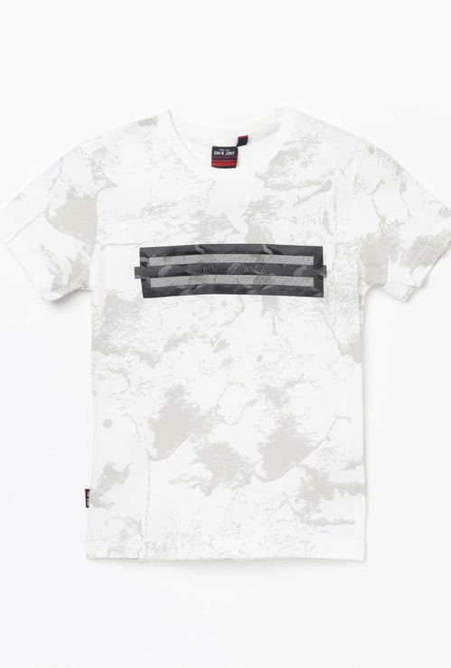 GINI & JONY Boys Printed Crew Neck T-shirt