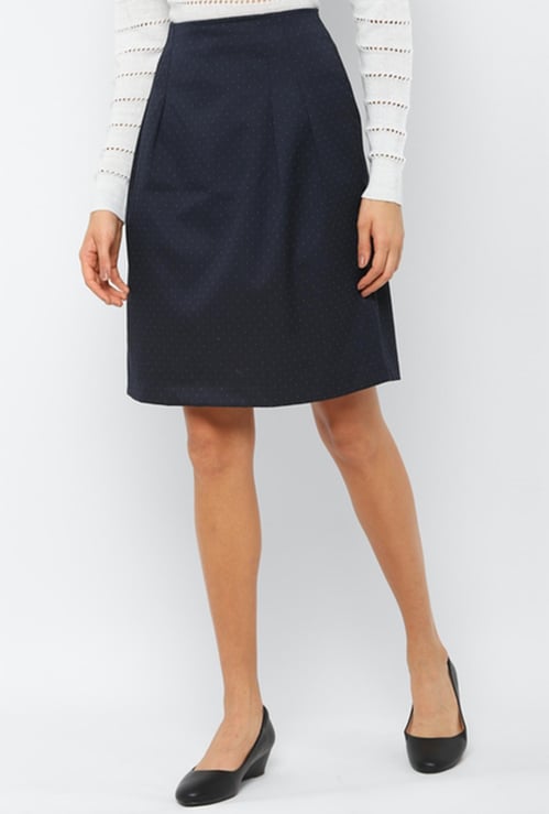 ALLEN SOLLY Women Printed Woven Skirt