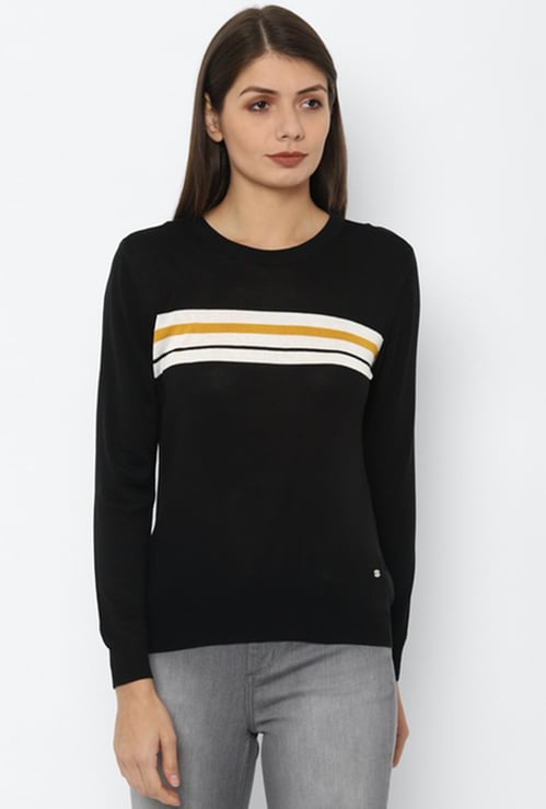 ALLEN SOLLY Women Printed T-shirt