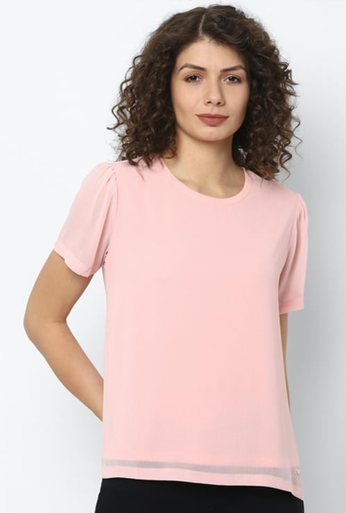 ALLEN SOLLY Women Solid Top