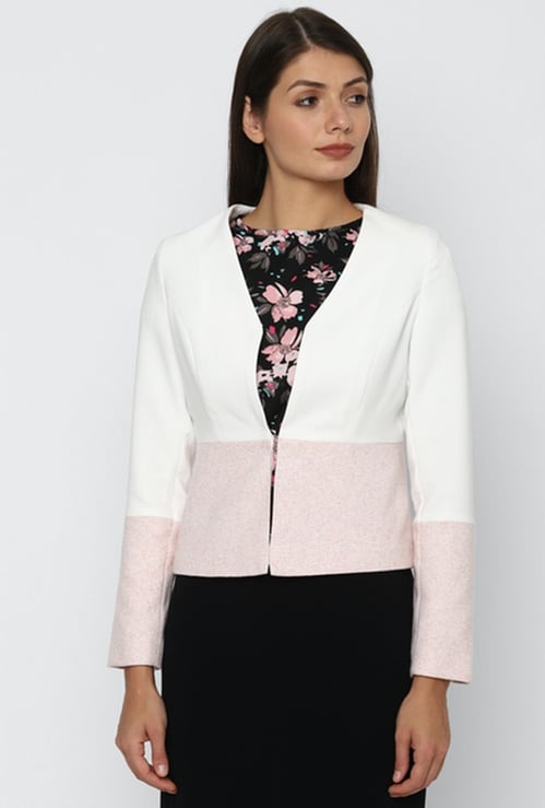ALLEN SOLLY Women Colorblocked Jacket