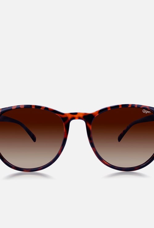 O2GEN Women Animal Print Oval Sunglasses - O2-21-011-C1