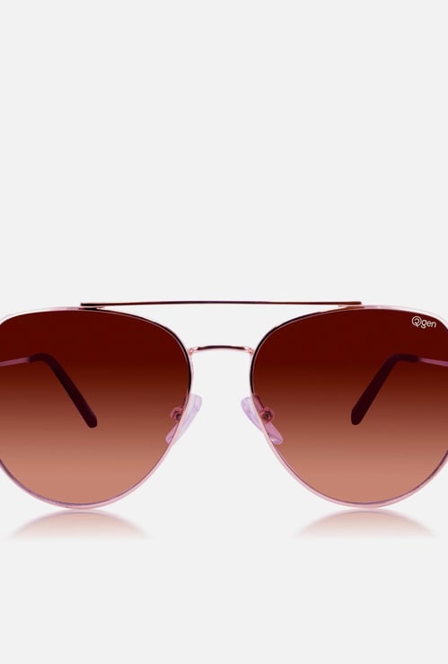 O2GEN Men Solid UV-Protected Aviator Sunglasses - O2-21-003-C1