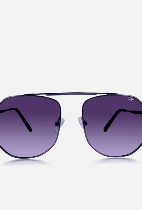 O2GEN Men Solid Rectangular Sunglasses - O2-21-006-C4-P