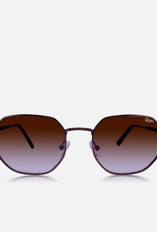 O2GEN Men UV-Protected Geometric Sunglasses- O2-21-007-C2