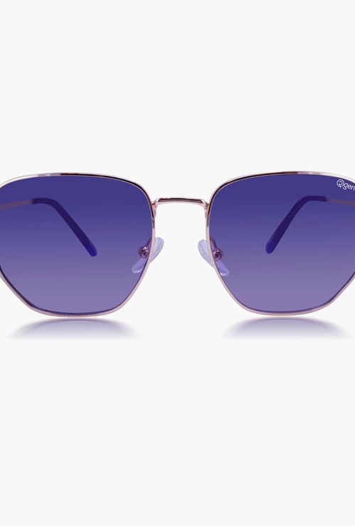 O2GEN Men Solid Rectangular Sunglasses - O2-21-016-C1