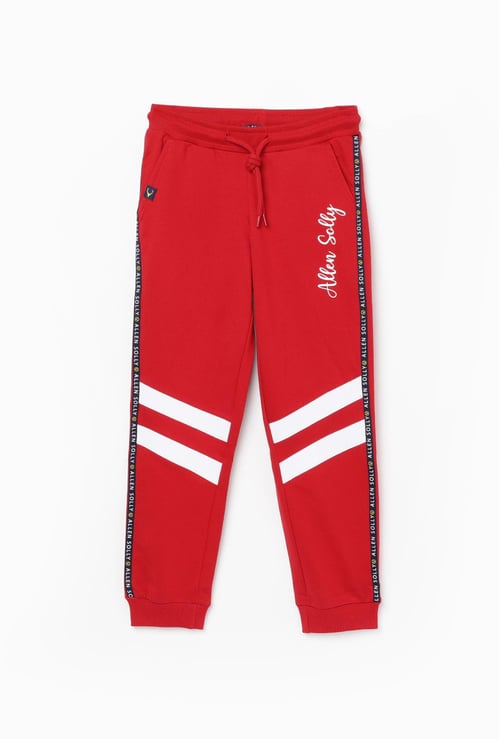 ALLEN SOLLY Girls Printed Drawstring Waist Track Pants
