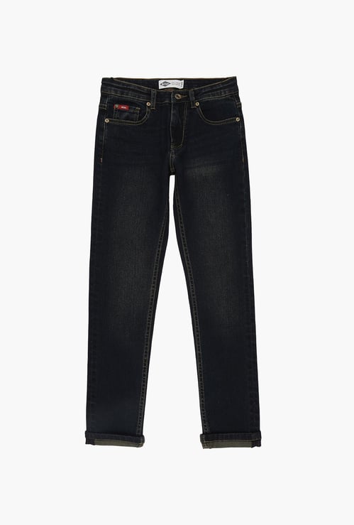 LEE COOPER JUNIORS Boys Medium Wash Slim Fit Jeans
