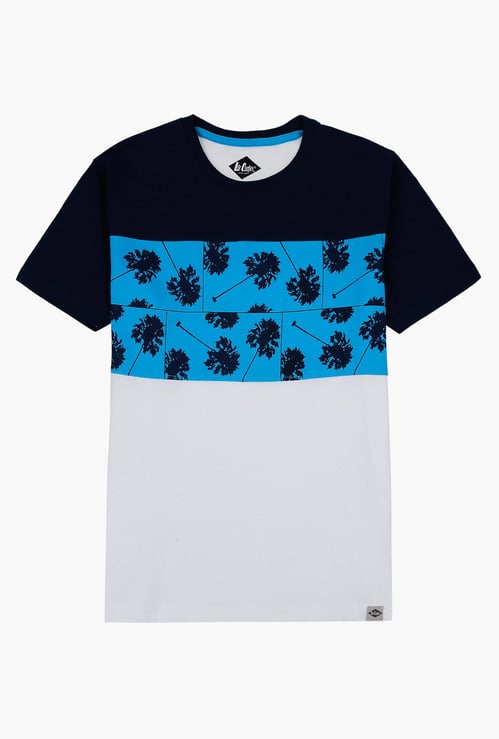 LEE COOPER JUNIORS Boys Printed Crew Neck T-shirt