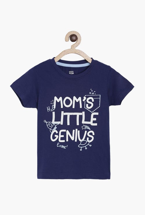 FS MINI KLUB Boys Printed Crew Neck T-shirt