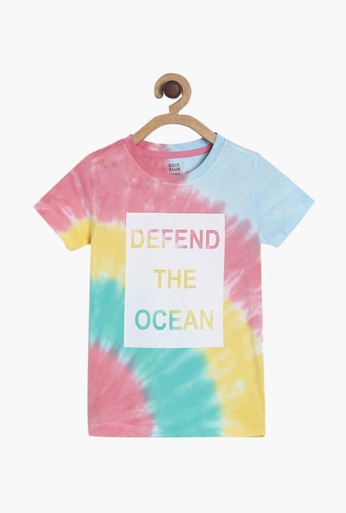 FD MINI KLUB Boys Printed Crew Neck T-shirt