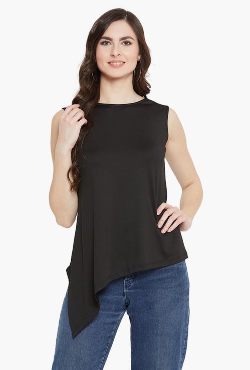MADAME Women Solid Sleeveless Top