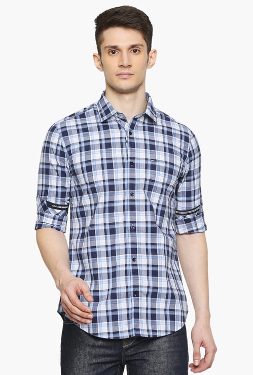 KILLER Men Checked Slim Fit Casual Shirt