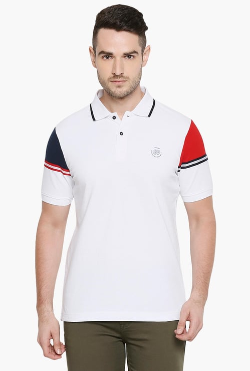 KILLER Men Colorblocked Regular Fit Polo T-shirt