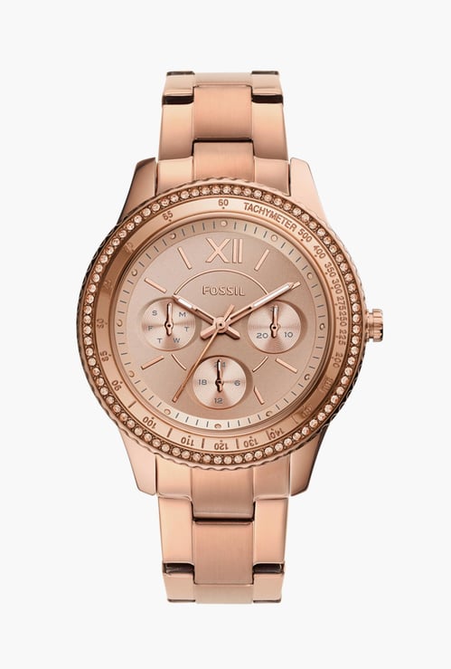 FOSSIL Women Embellished Dial Multifunctional Watch - ES5106I