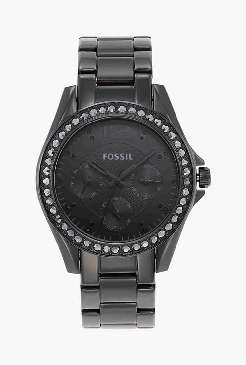 FOSSIL Women Embellished Chronograph Watch with Metal Strap - ES4519IT