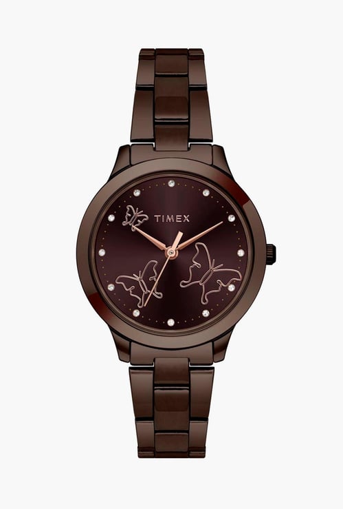 TIMEX Women Solid Stainless Steel Strap Analog Watch -  TW000T632