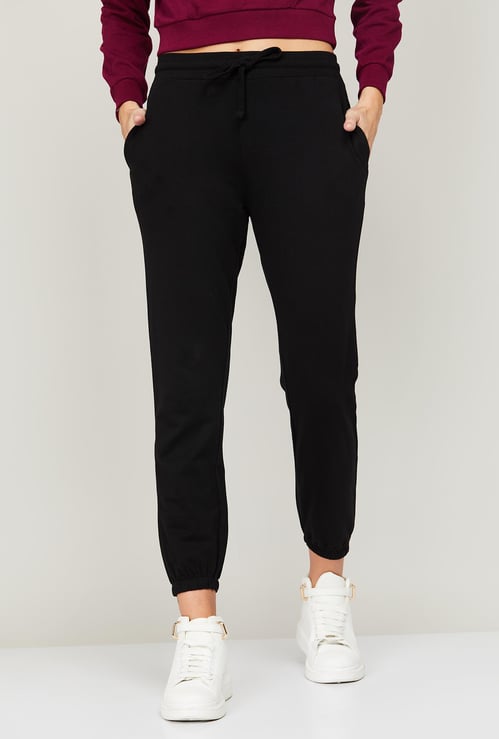 FAME FOREVER Women Solid Elasticated Joggers