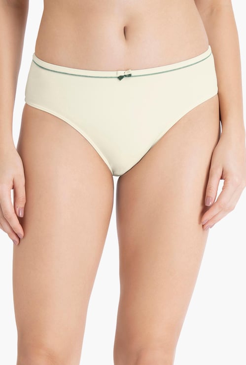 AMANTE Solid Elasticated Hipster Panties