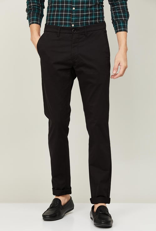 U.S. POLO ASSN. Men Solid Slim Fit Pant