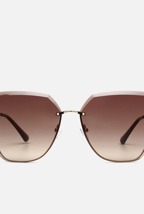 FCUK Women Solid UV-Protected Geometric Sunglasses - FC7637C162S